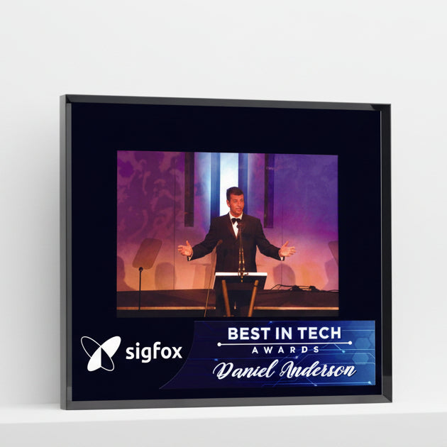 Black Glass Horizontal Frame