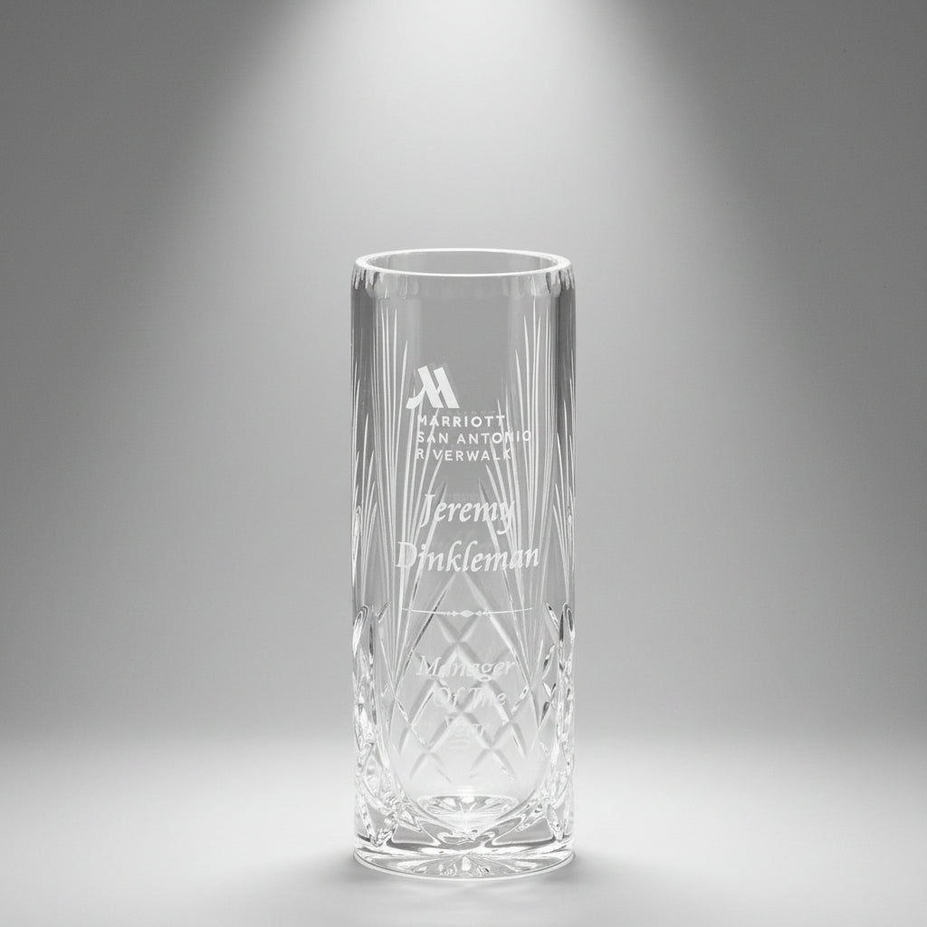 Crystal Cylinder Vase