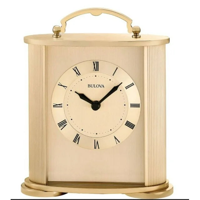 Gold Bulova Clock