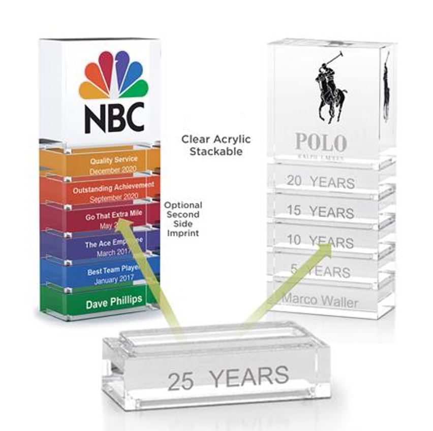 Stackable Acrylic Award Collection