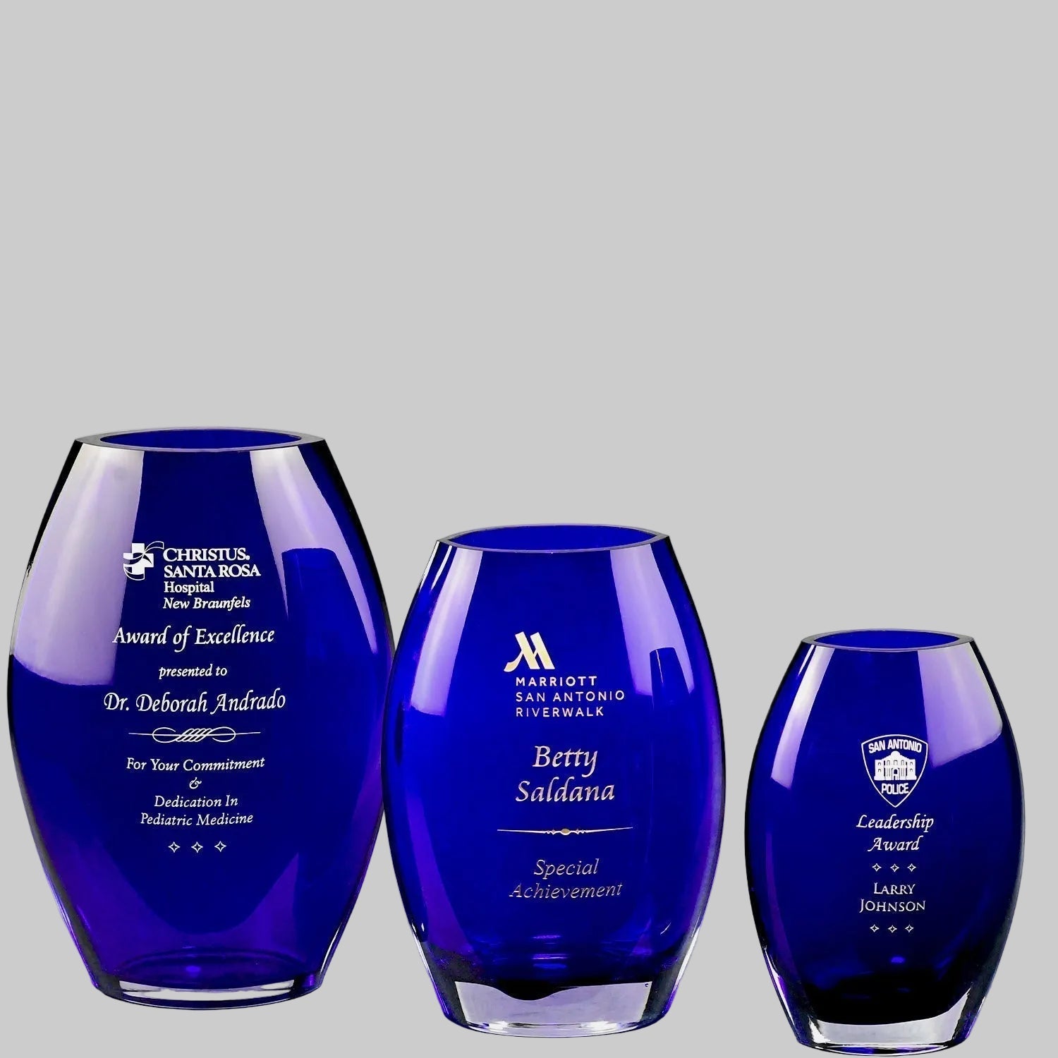 Cobalt Crystal Vase