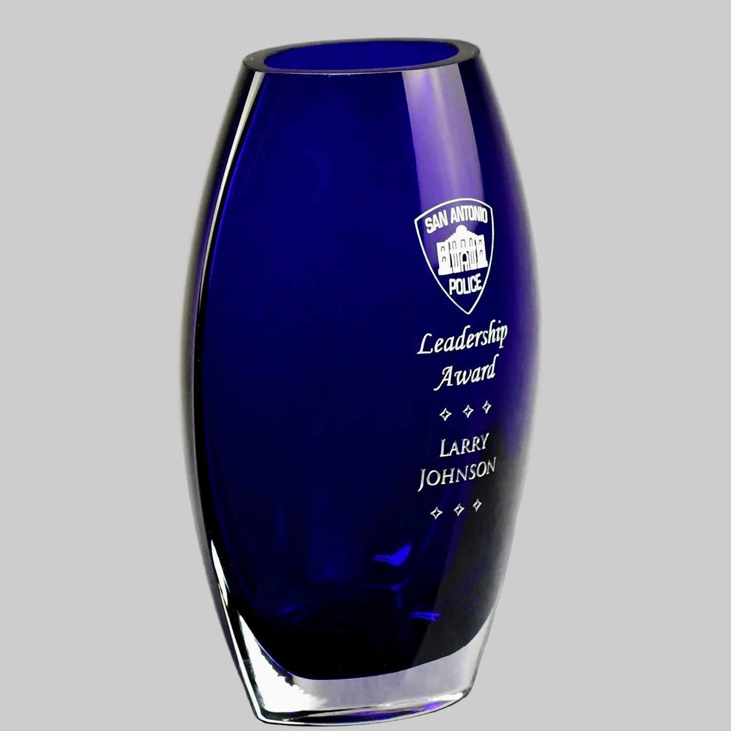 Cobalt Crystal Vase