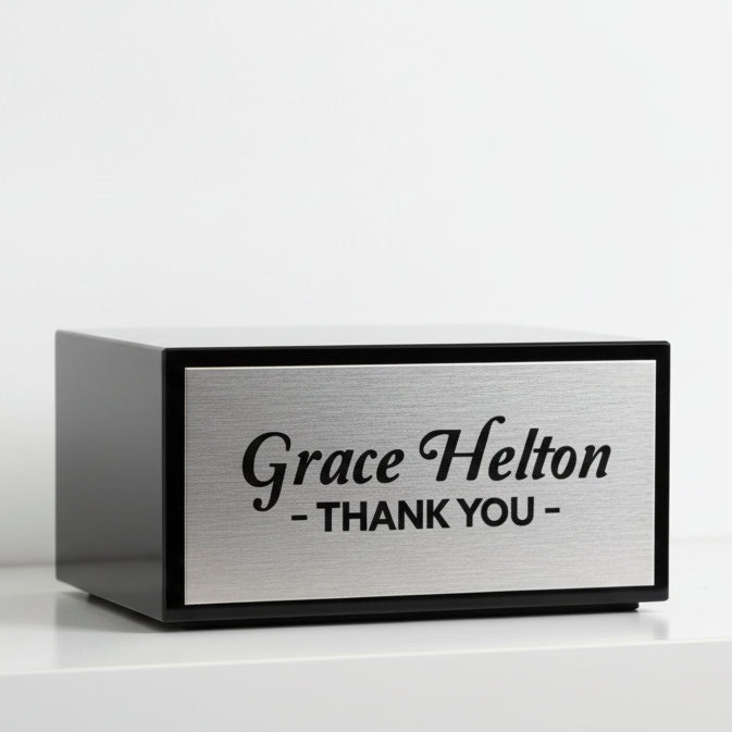 Black Glass Base