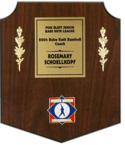Stylized Cut Corner "V" Cut Award Plaque