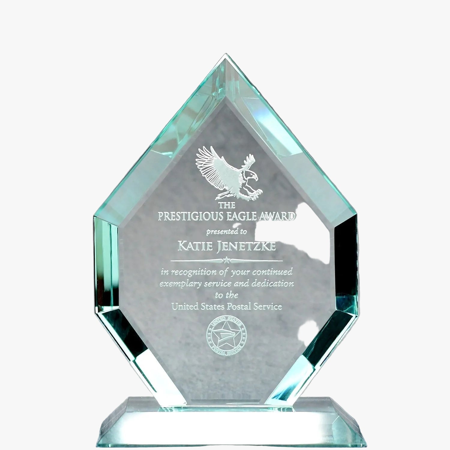 Liberty Diamond Jade Crystal