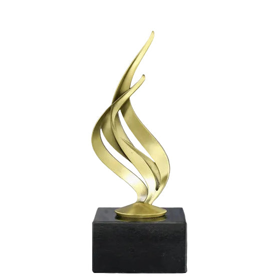Achievement Flame on Marble Base