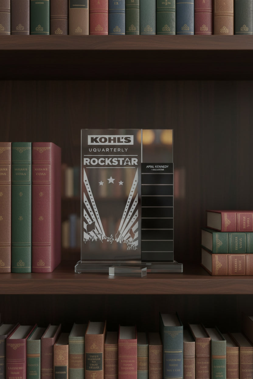 Perpetual Glass Award (12 Plates)
