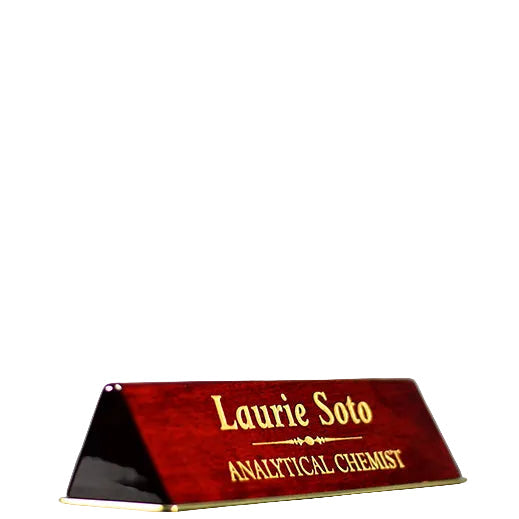 Rosewood Piano Finish Desk Wedge