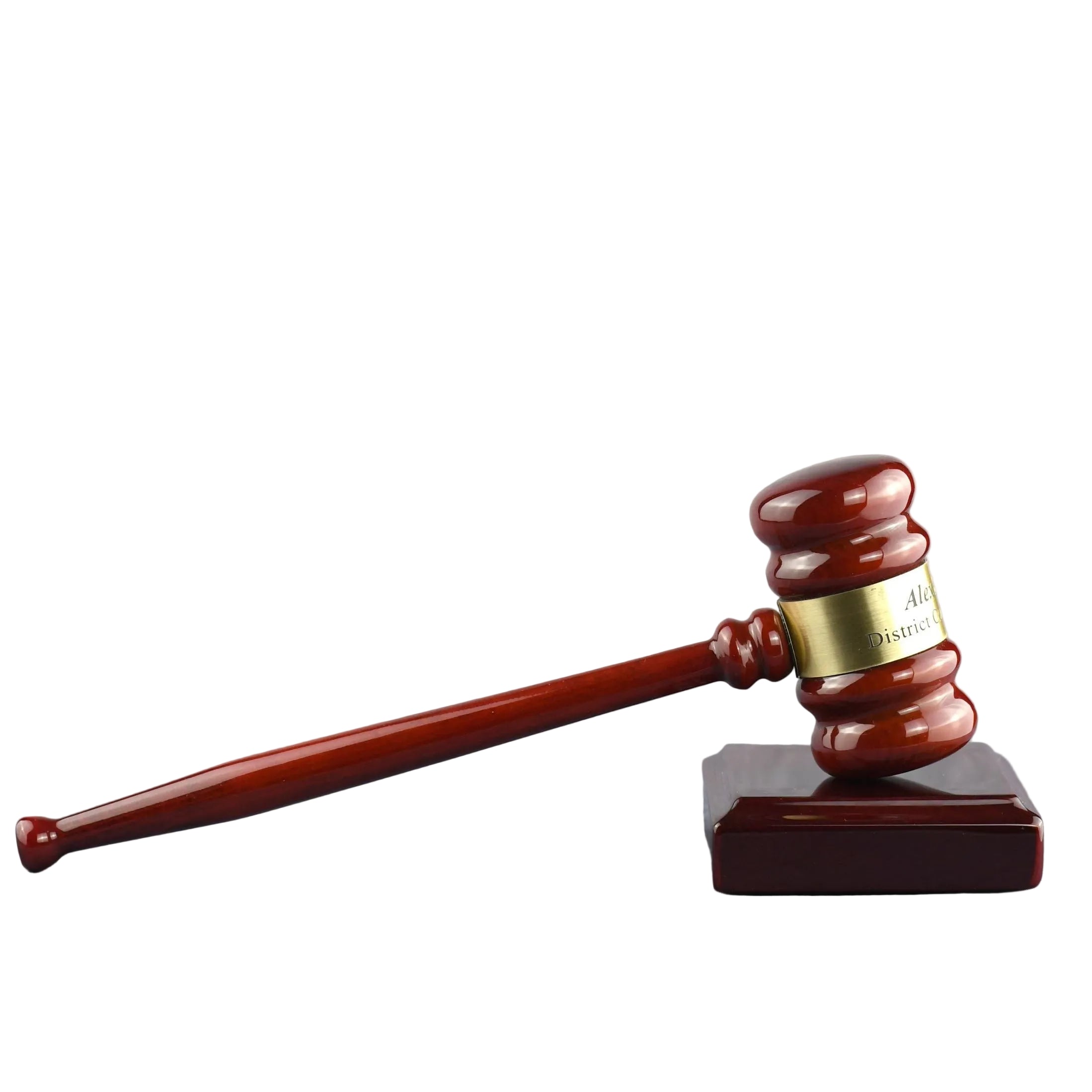 Rosewood Gavel and Case