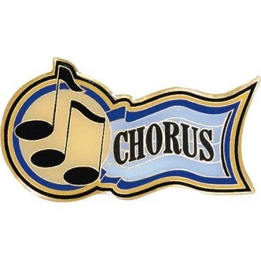Band/Music/Choir Recognition Award Pins