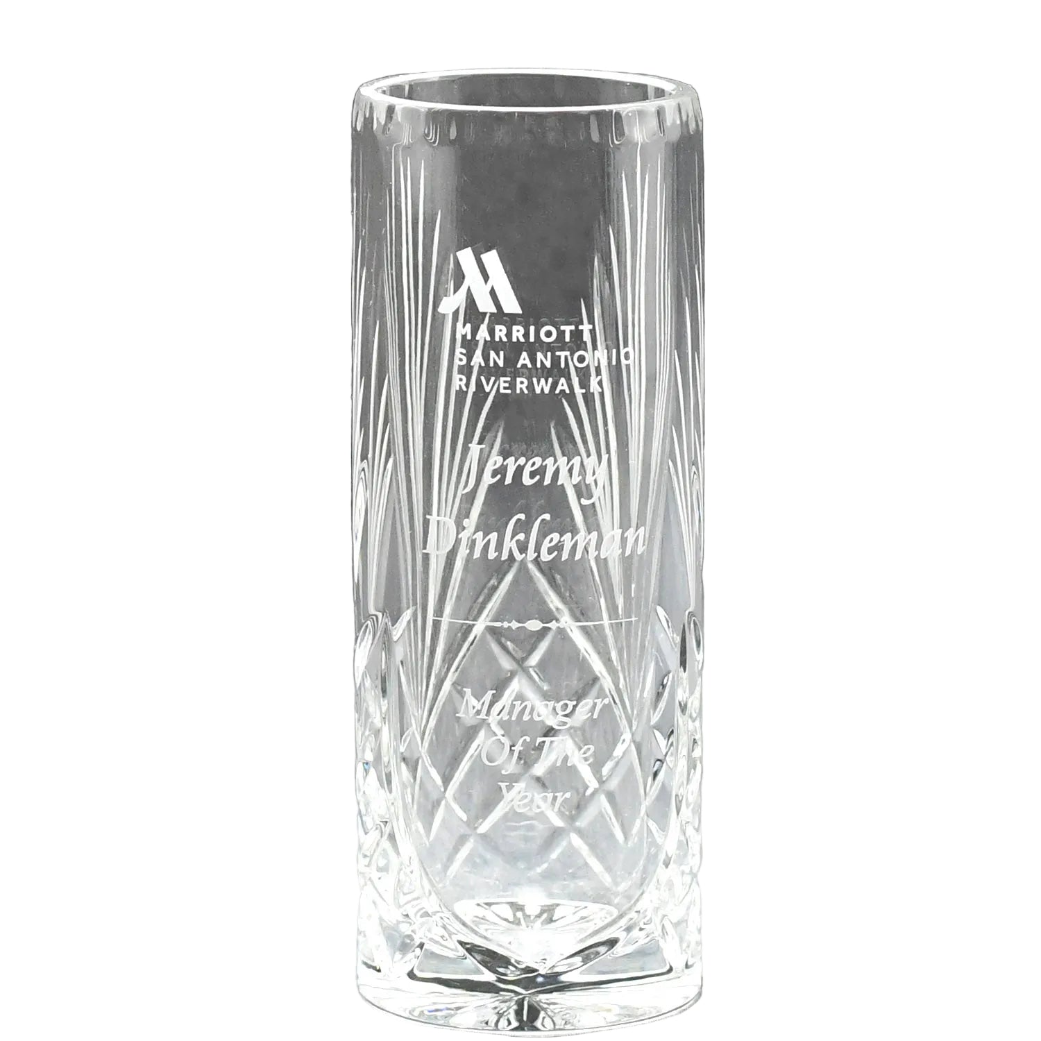 Crystal Cylinder Vase