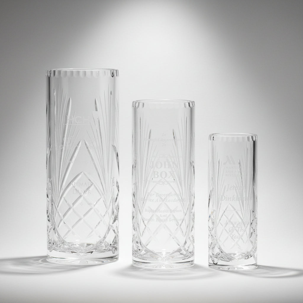 Crystal Cylinder Vase