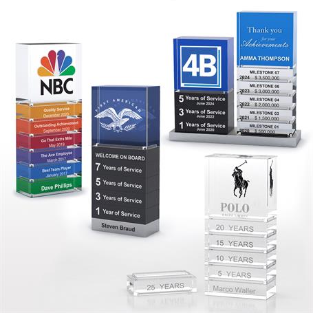 Stackable Acrylic Award Collection