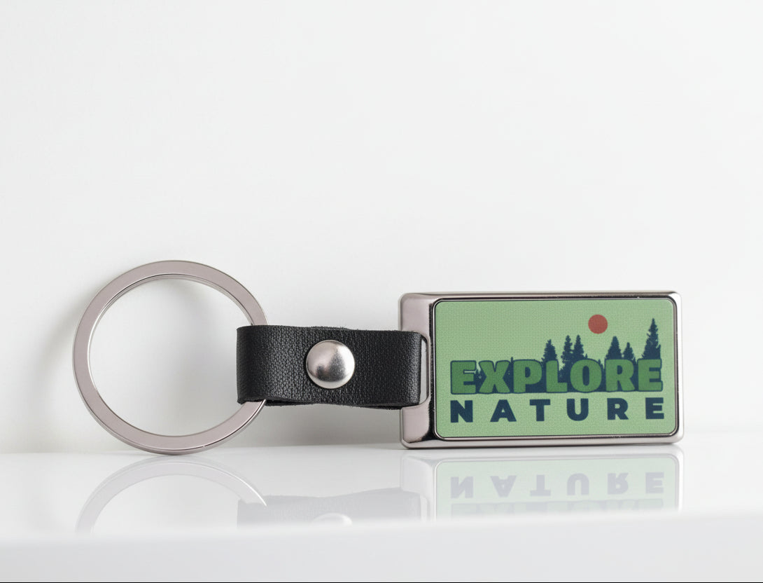 Rectangle Sublimated Key Tag