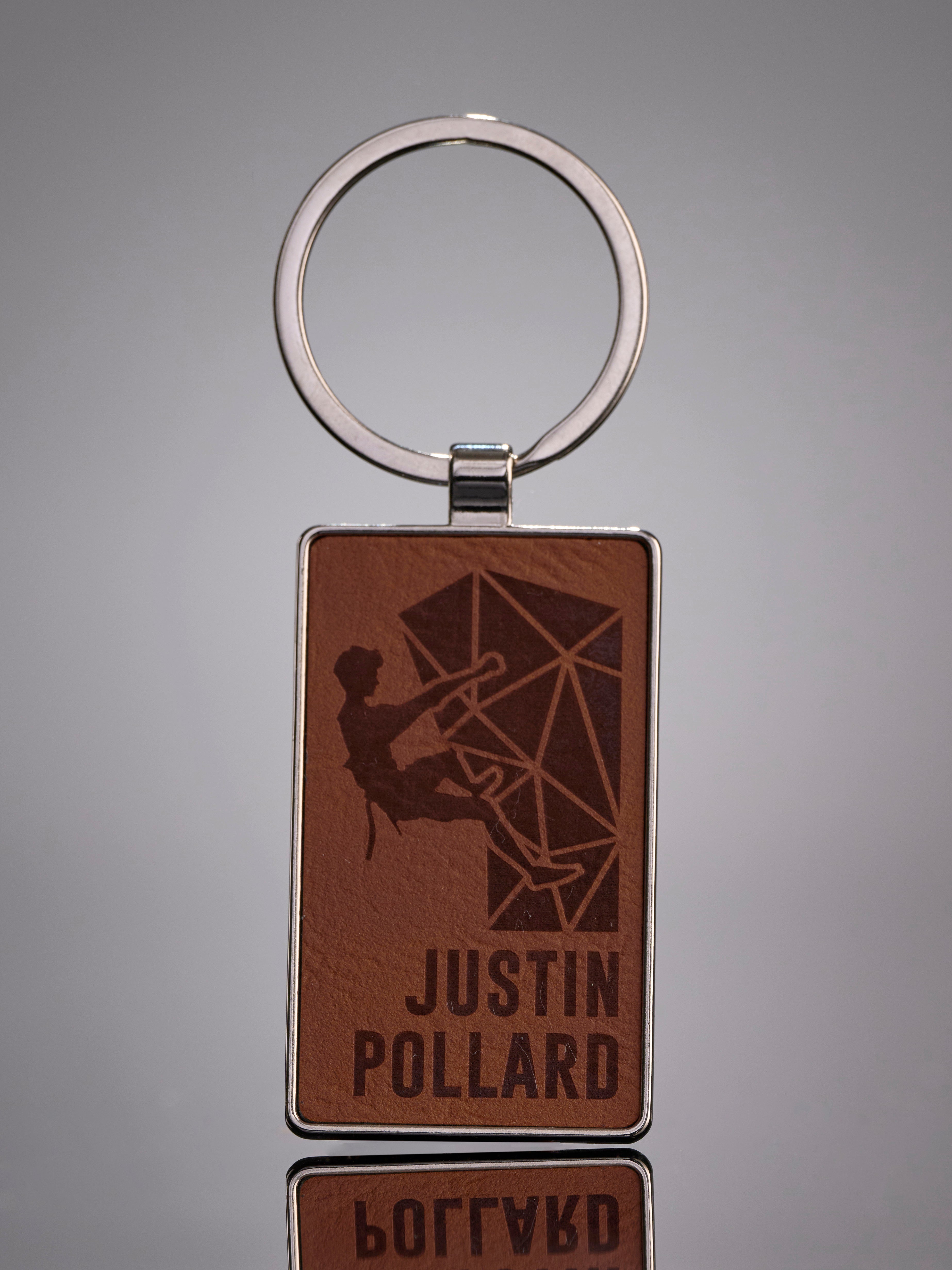 Rectangle Leatherette Key Tag