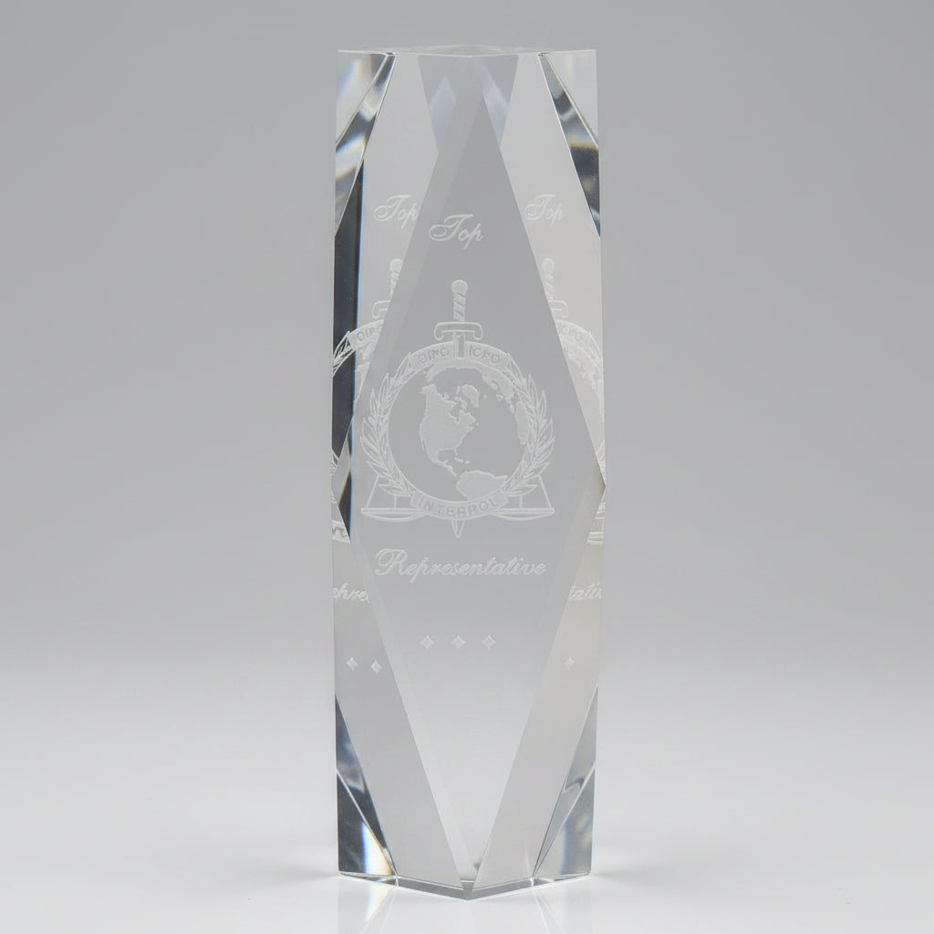 Multi-Faceted Optic Crystal Tower