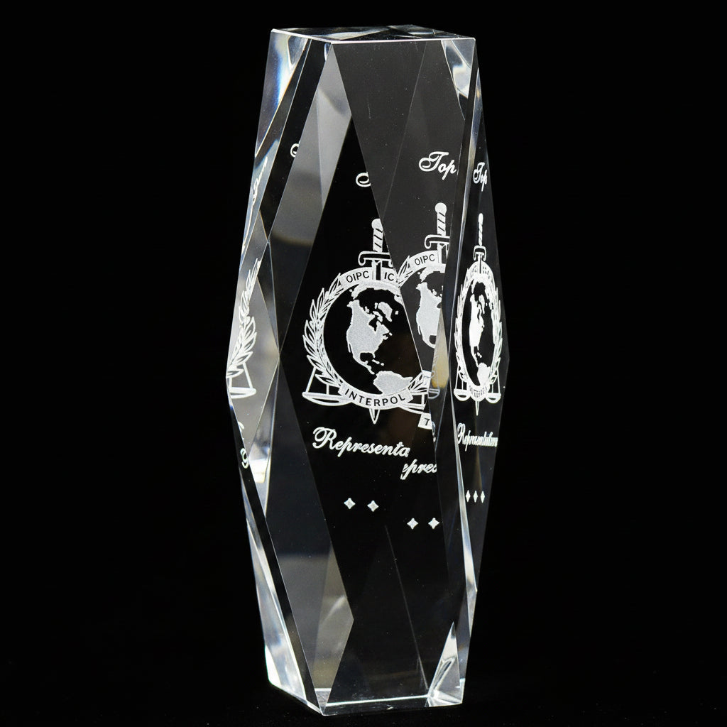 Multi-Faceted Optic Crystal Tower