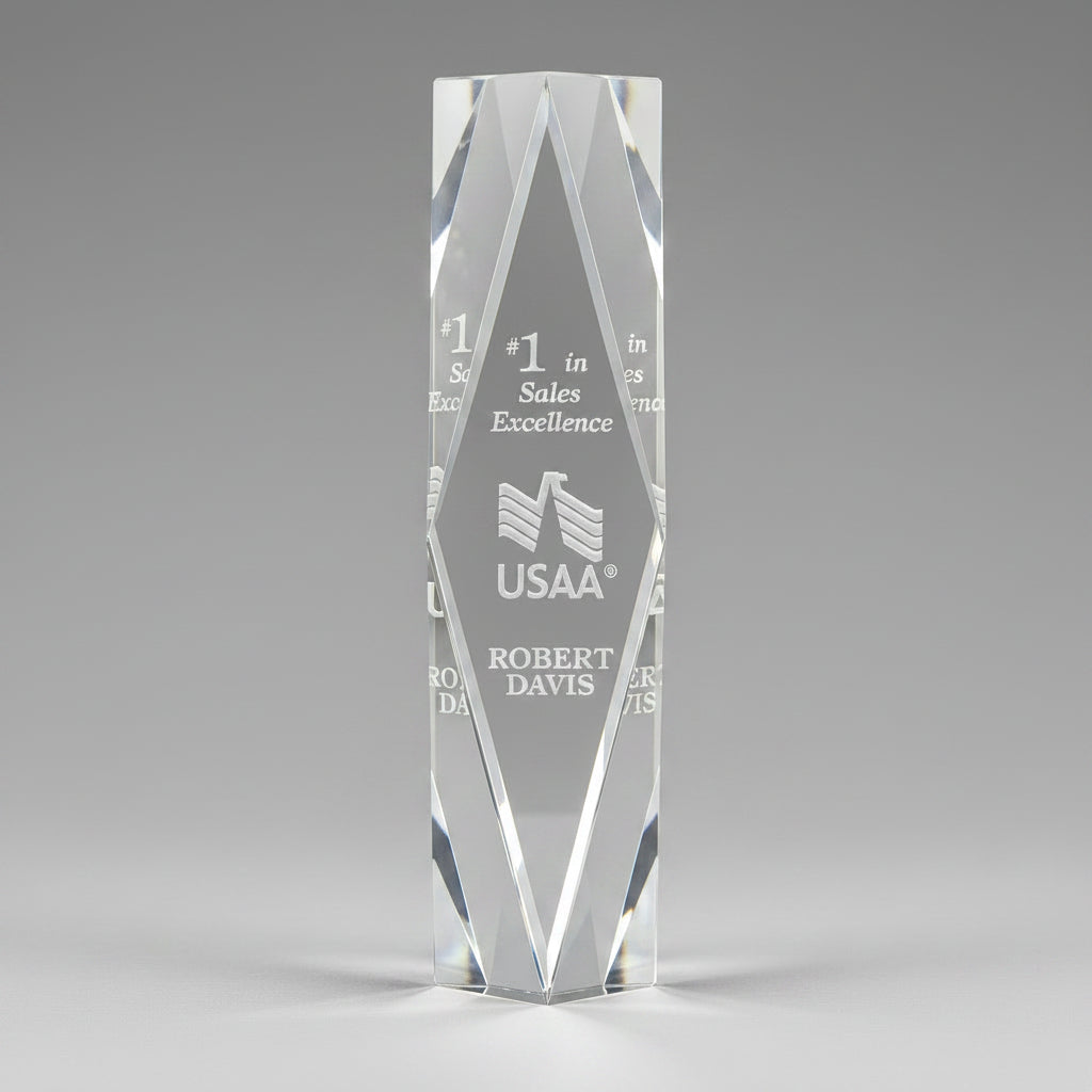 Multi-Faceted Optic Crystal Tower