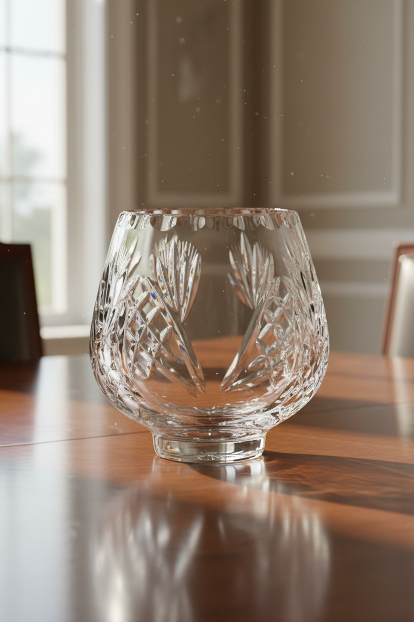 Crystal Rose Bowl