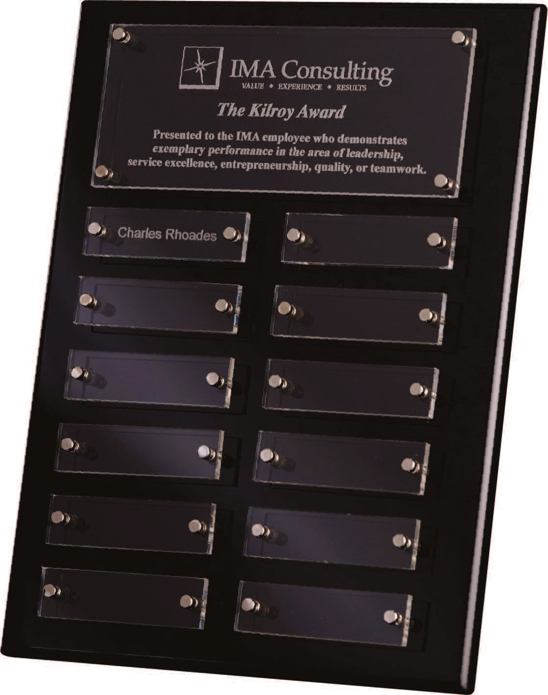 Piano-Finished Perpetual Plaques