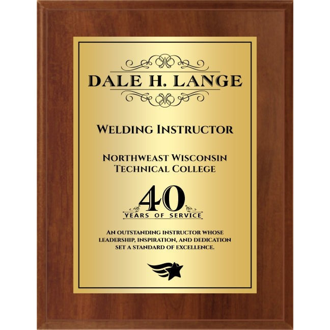 Color Reference Plaque Custom Full Color Plaque