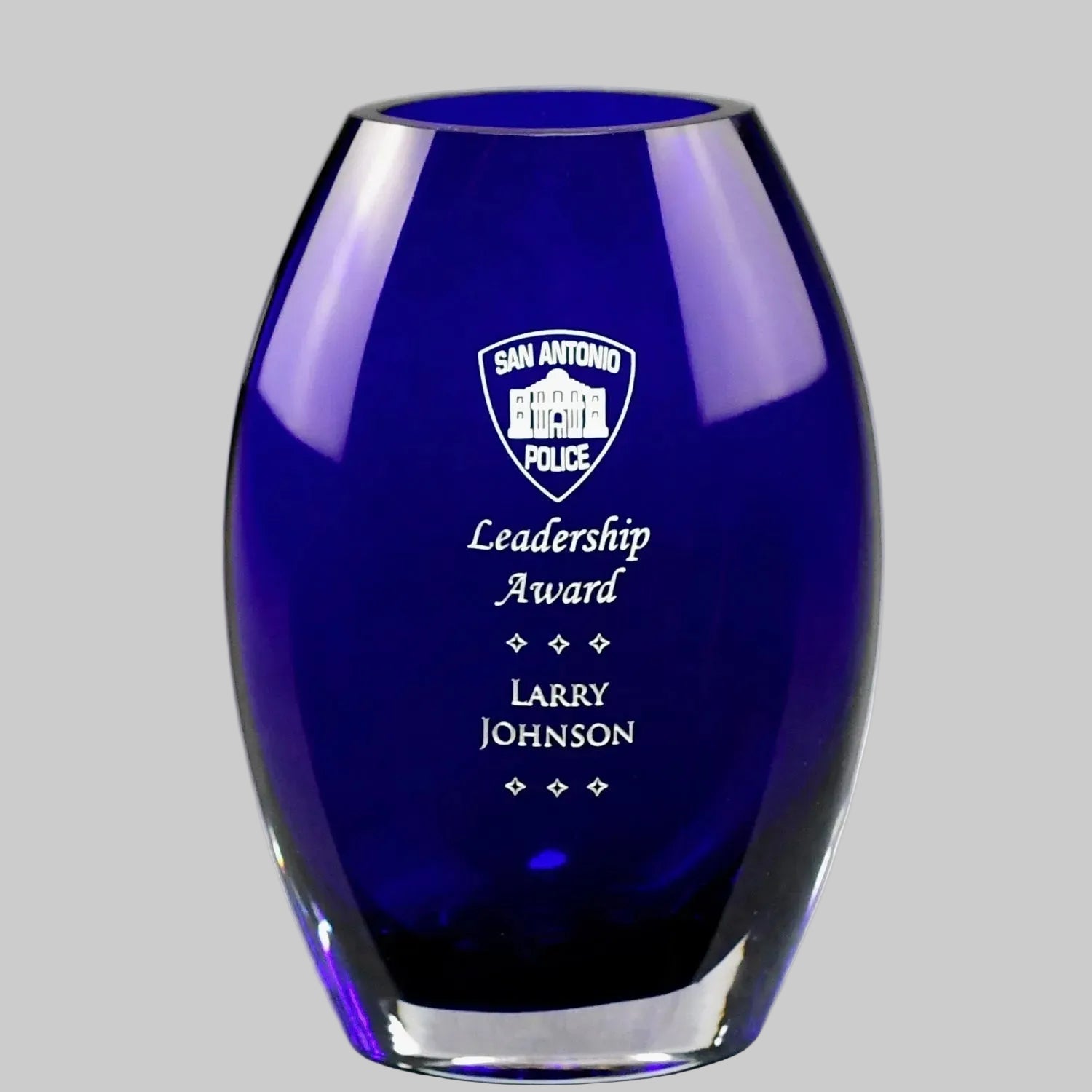 Cobalt Crystal Vase