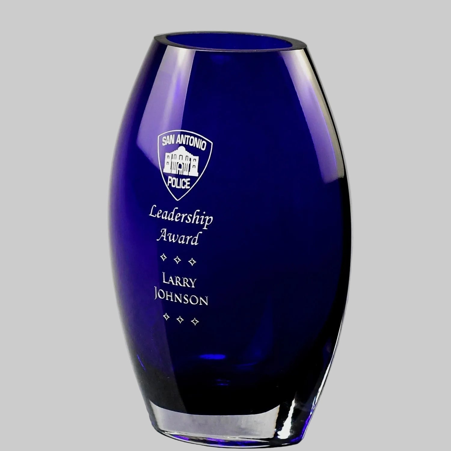 Cobalt Crystal Vase