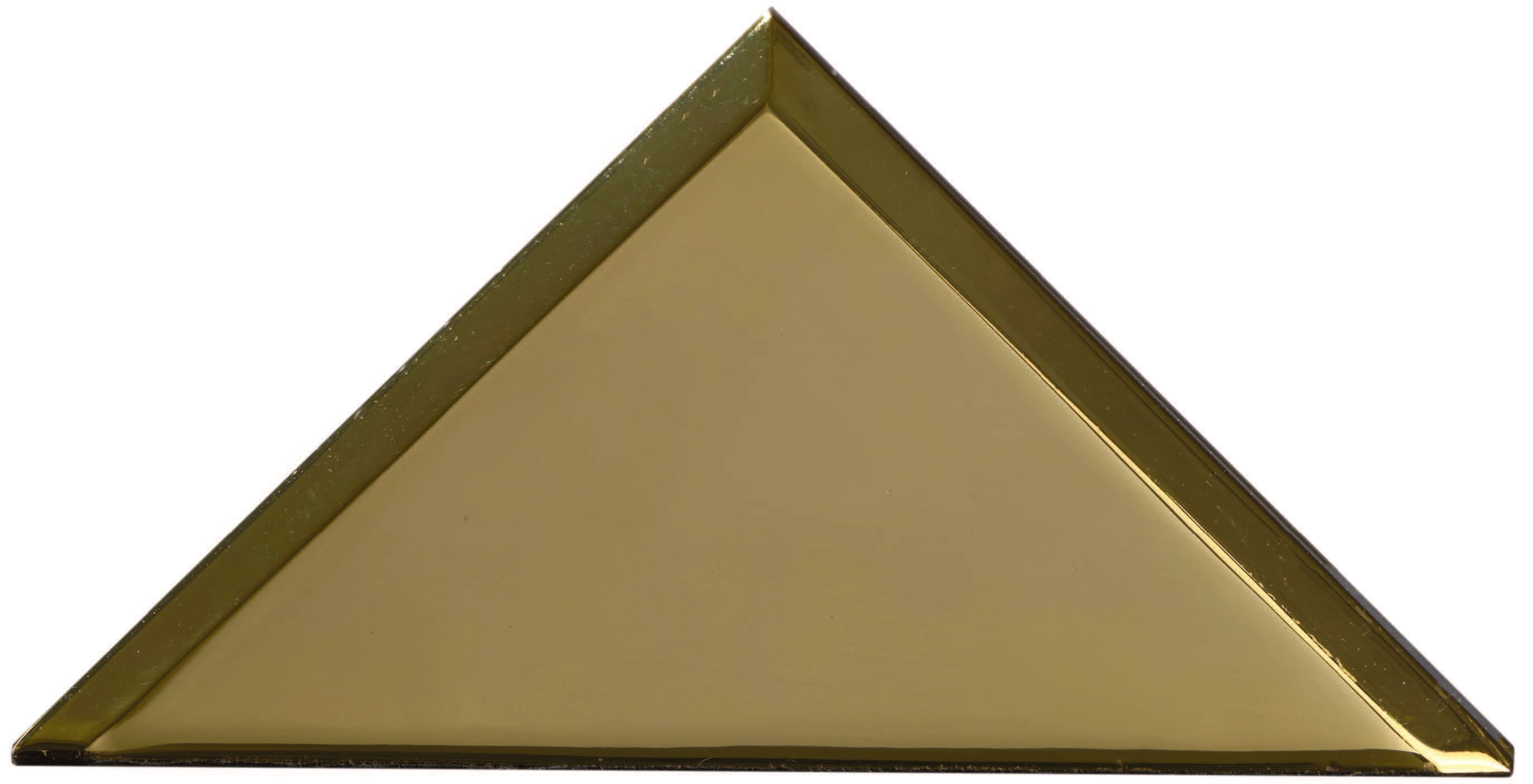 Jade Glass Award with Triangle Base