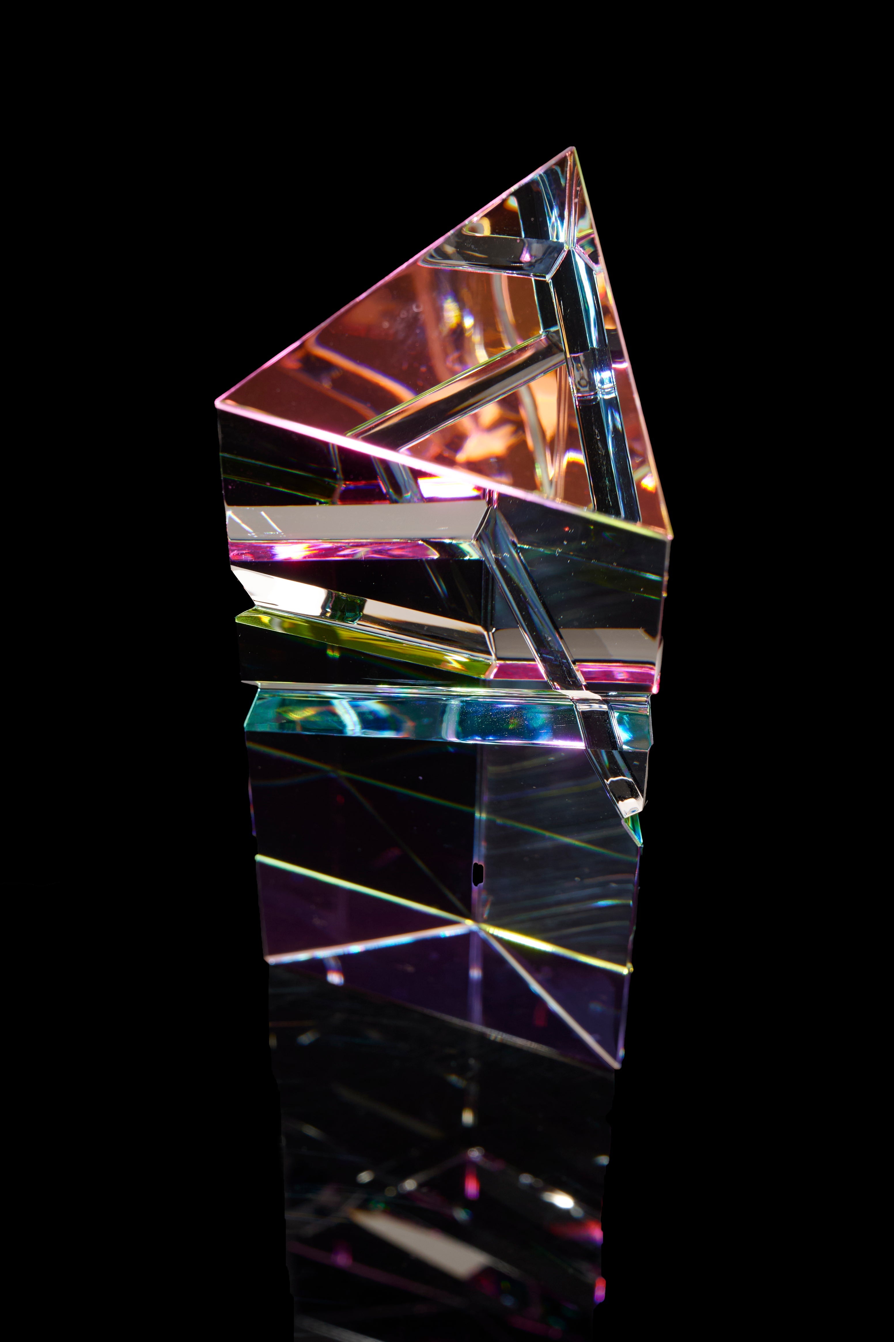 Spectra Color Crystal Trident Award